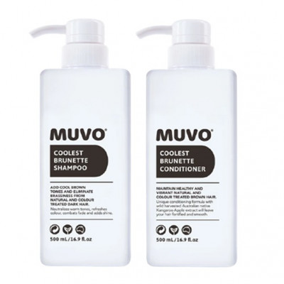 MUVO Coolest Brunette Shampoo/Conditioner Duo 500ml